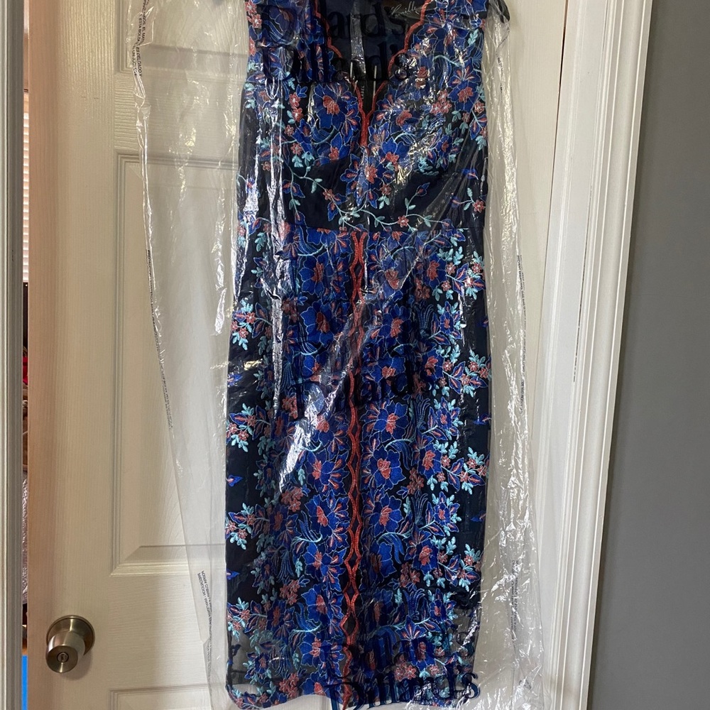 Camille LaVie (Jax)scalloped lace dress sz8.NWT - Picture 6 of 8